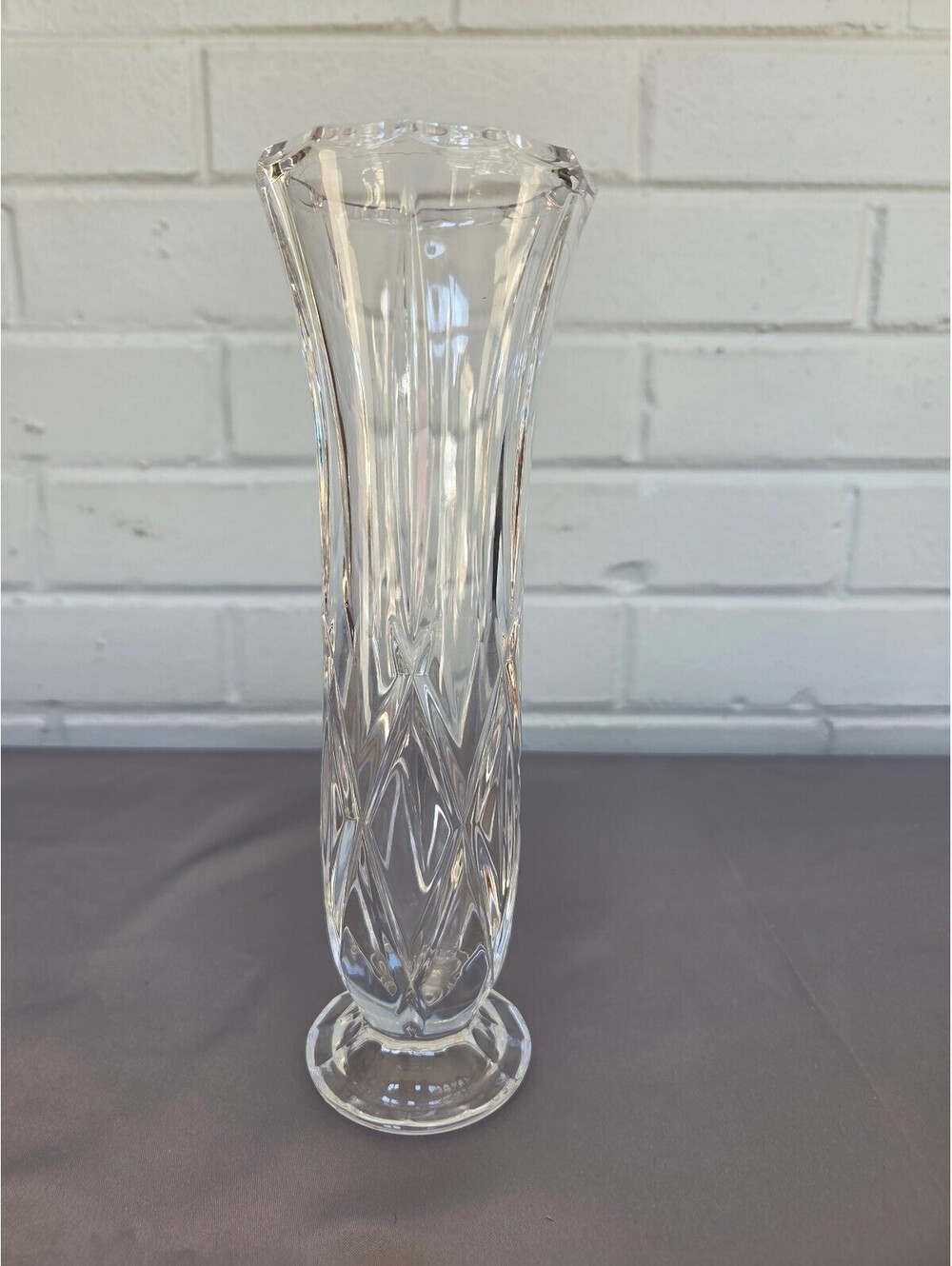 Lady Anne Crystal 8" Bud Vase by Gorham Crystal